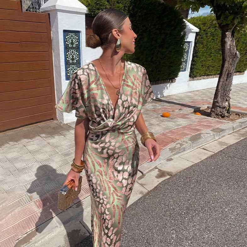 OMNIYA™ | Maxi-abito Luxe in morbido raso