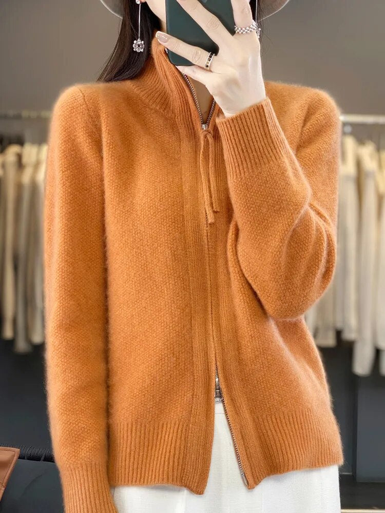 OMNIYA™ | Cardigan zippato accogliente