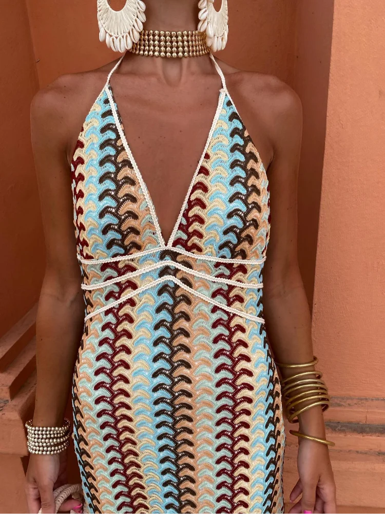 OMNIYA™ | Abito Halter con Schiena Scoperta Seducente