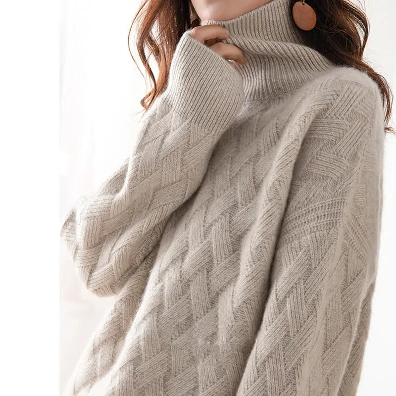 OMNIYA™ | Maglione a collo alto in maglia