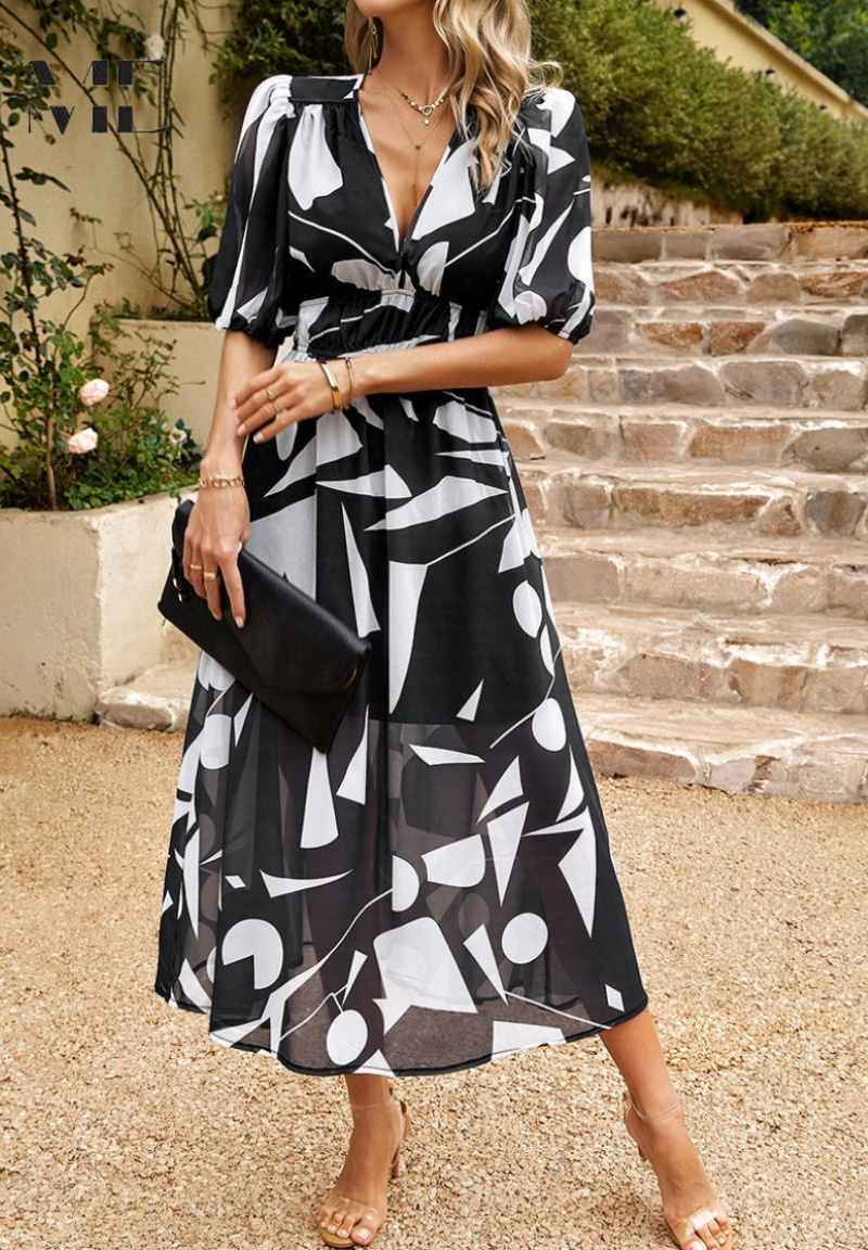 OMNIYA™ | Luxe Midi Dress Senza Tempo (Quasi esaurito)