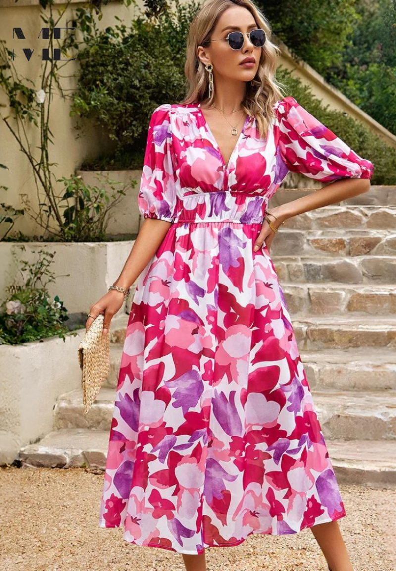 OMNIYA™ | Luxe Midi Dress Senza Tempo (Quasi esaurito)