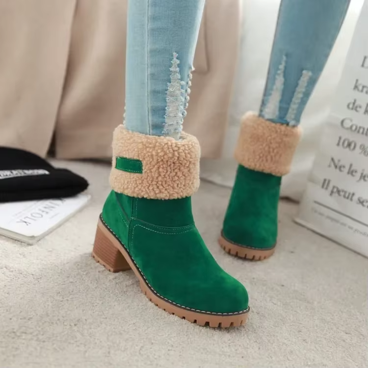 OMNIYA™ | Stivali da neve in pelle eleganti e caldi