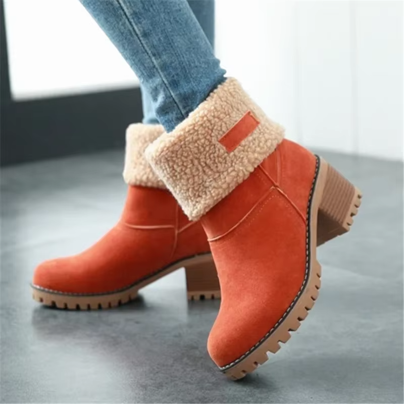 OMNIYA™ | Stivali da neve in pelle eleganti e caldi