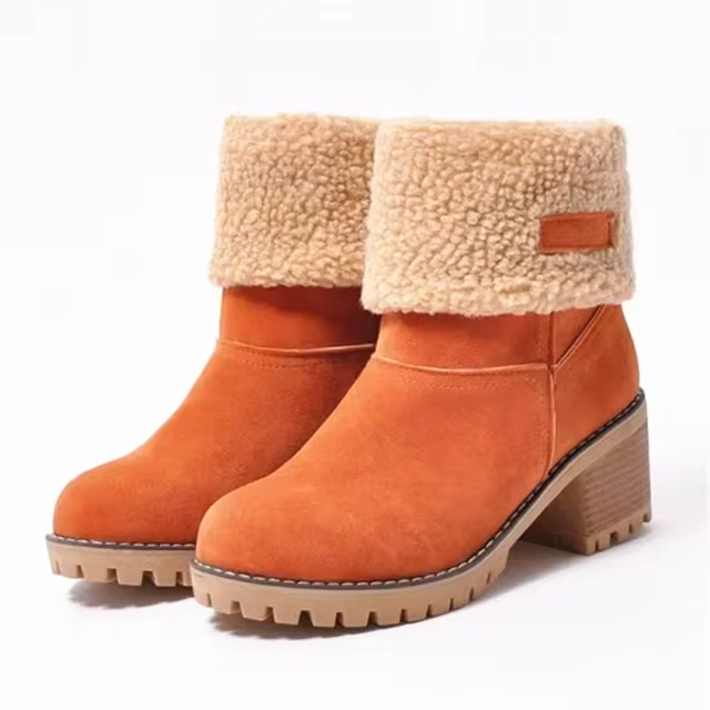 OMNIYA™ | Stivali da neve in pelle eleganti e caldi