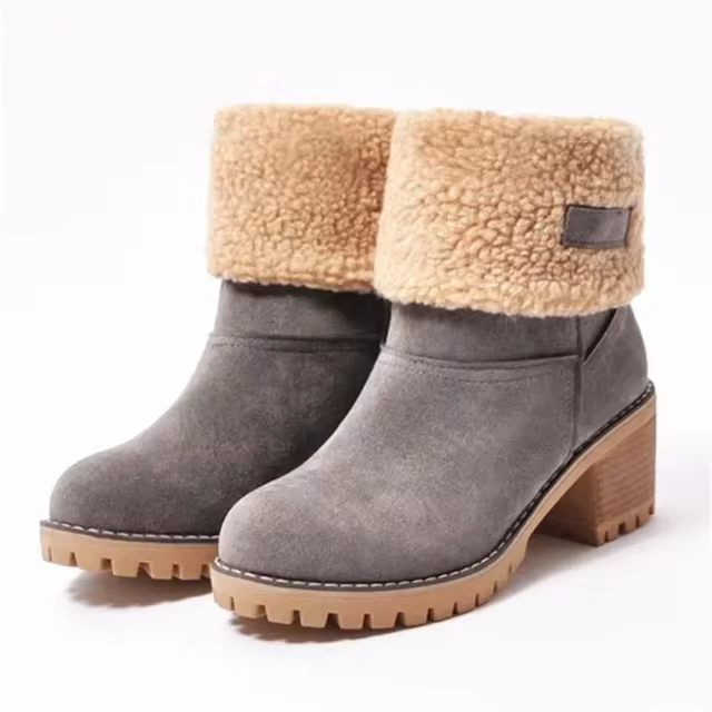 OMNIYA™ | Stivali da neve in pelle eleganti e caldi