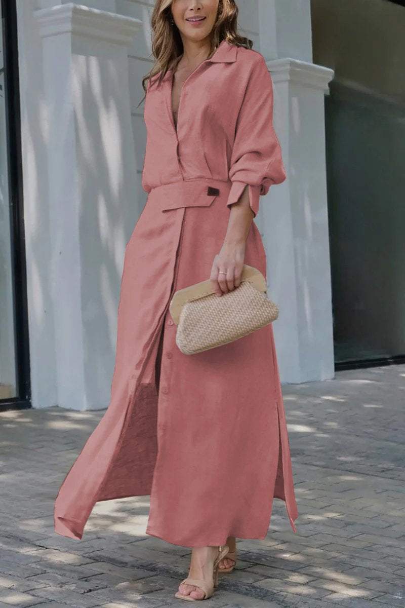 OMNIYA™ | Maxidress con scollatura a V