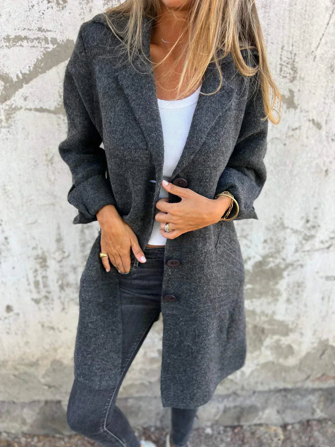 OMNIYA™ | Mantello in lana casual