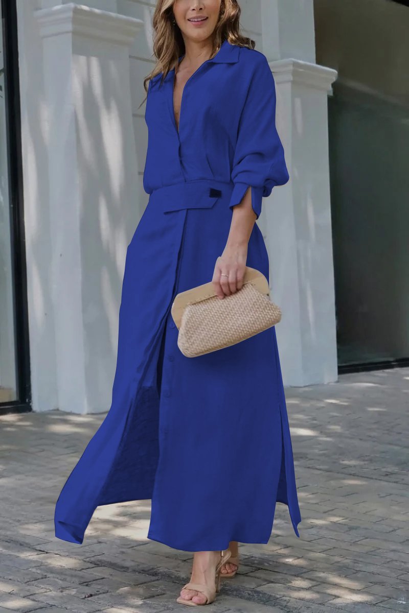 OMNIYA™ | Maxidress con scollatura a V