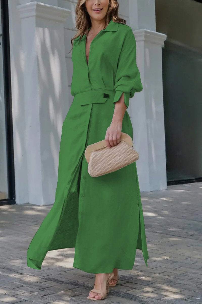 OMNIYA™ | Maxidress con scollatura a V