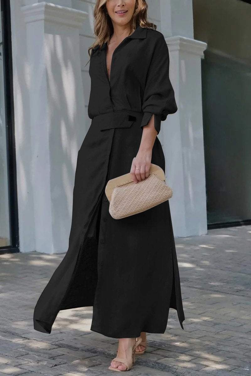 OMNIYA™ | Maxidress con scollatura a V