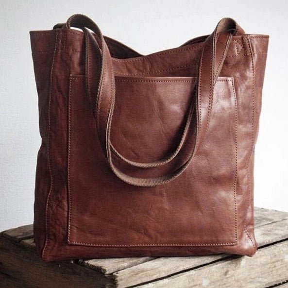 OMNIYA™ | Borsa tote in pelle