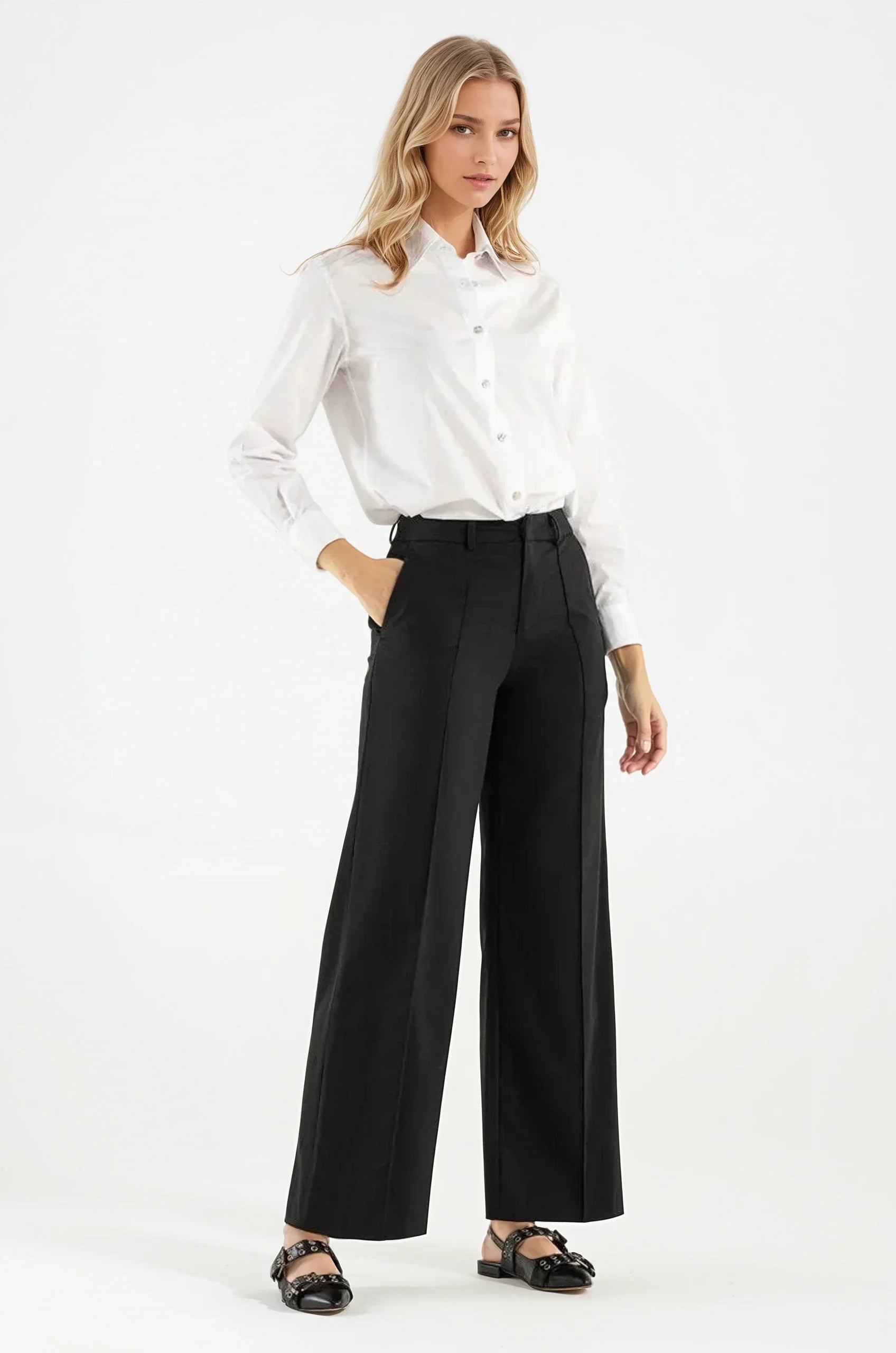 OMNIYA™ | Camicia Bianca in Cotone