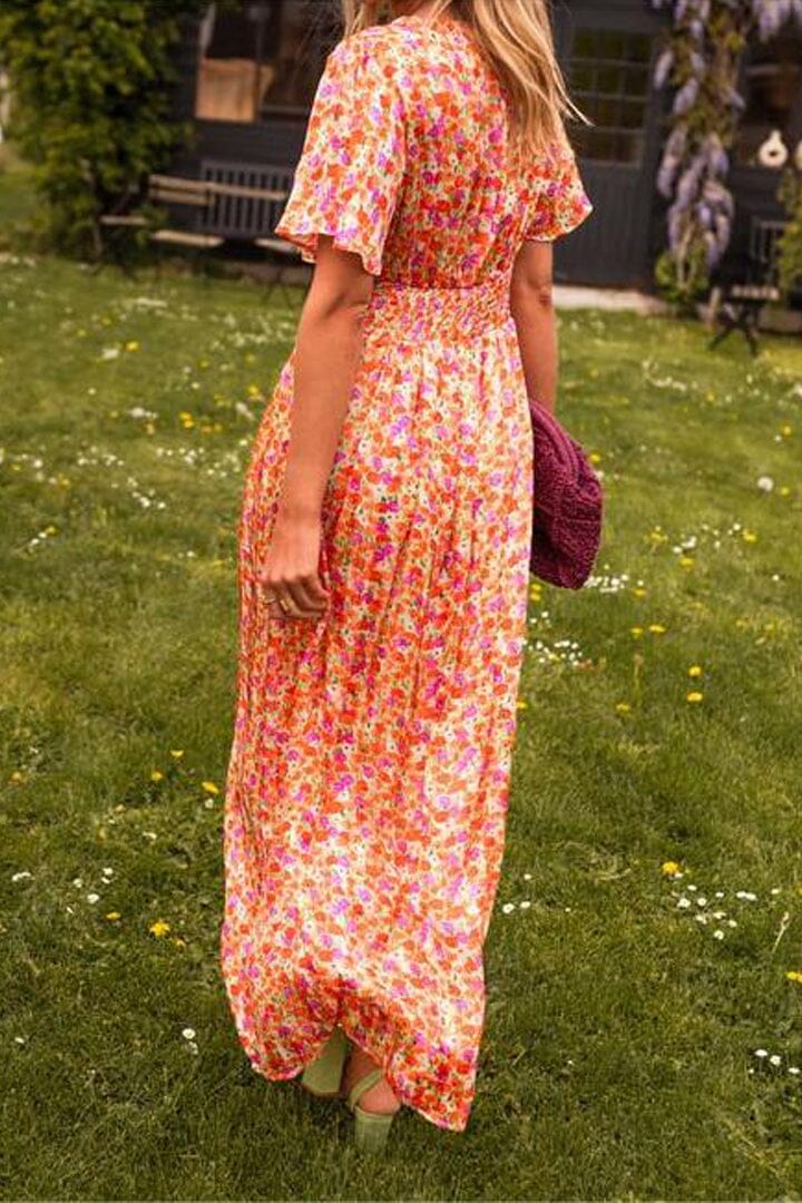 OMNIYA™ | Elegante Maxi-abito con scollatura a V