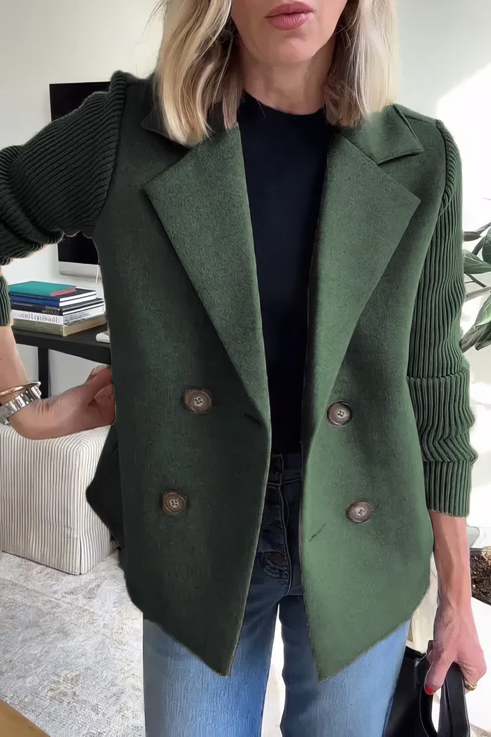 OMNIYA™ | Giacca Cardigan Patchwork