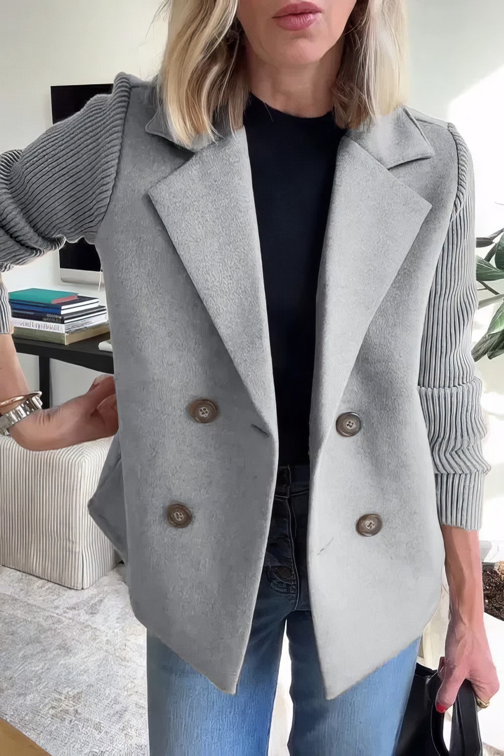 OMNIYA™ | Giacca Cardigan Patchwork