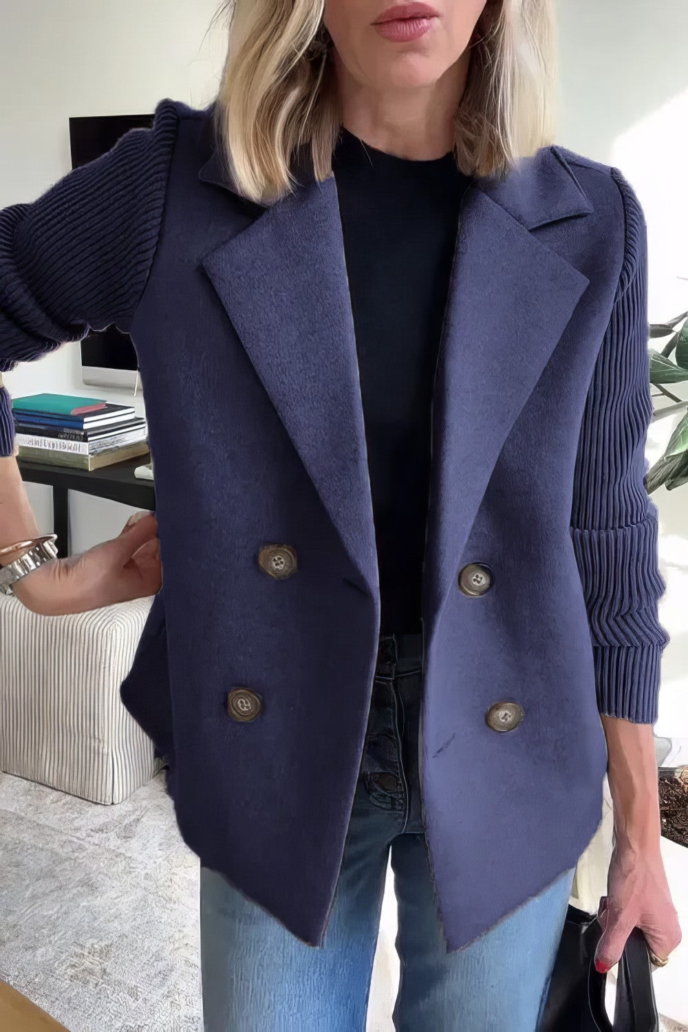 OMNIYA™ | Giacca Cardigan Patchwork